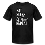 Eat, Sleep, Whine, Repeat T-Shirt (Unisex) - black