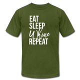 Eat, Sleep, Whine, Repeat T-Shirt (Unisex) - olive